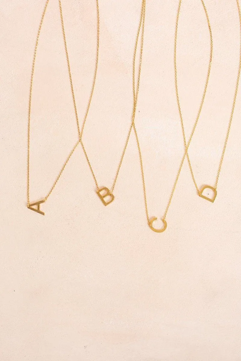 Kaye Gold Initial Necklace