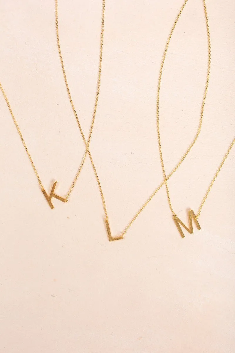 Kaye Gold Initial Necklace