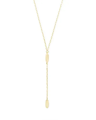 Kendra Scott Fern Y Necklace for Women, Fashion Jewelry, 14k Gold-Plated