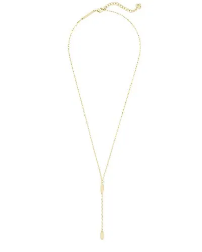 Kendra Scott Fern Y Necklace for Women, Fashion Jewelry, 14k Gold-Plated