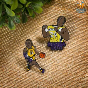 Kobe Bryant Lapel Pins - Set of 2