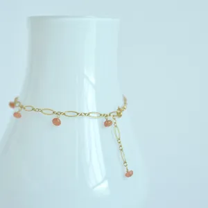 Lili - Sunstone, 14k Gold Filled Bracelet