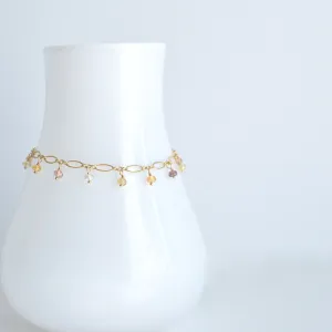 Lilibeth - Zircon, 14k Gold Filled Bracelet