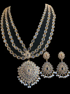 LN107 Marihah gold plated Rani haar in fresh water pearls ( READY TO SHIP )