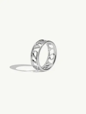 Love Is Love Ring in 18K White Gold