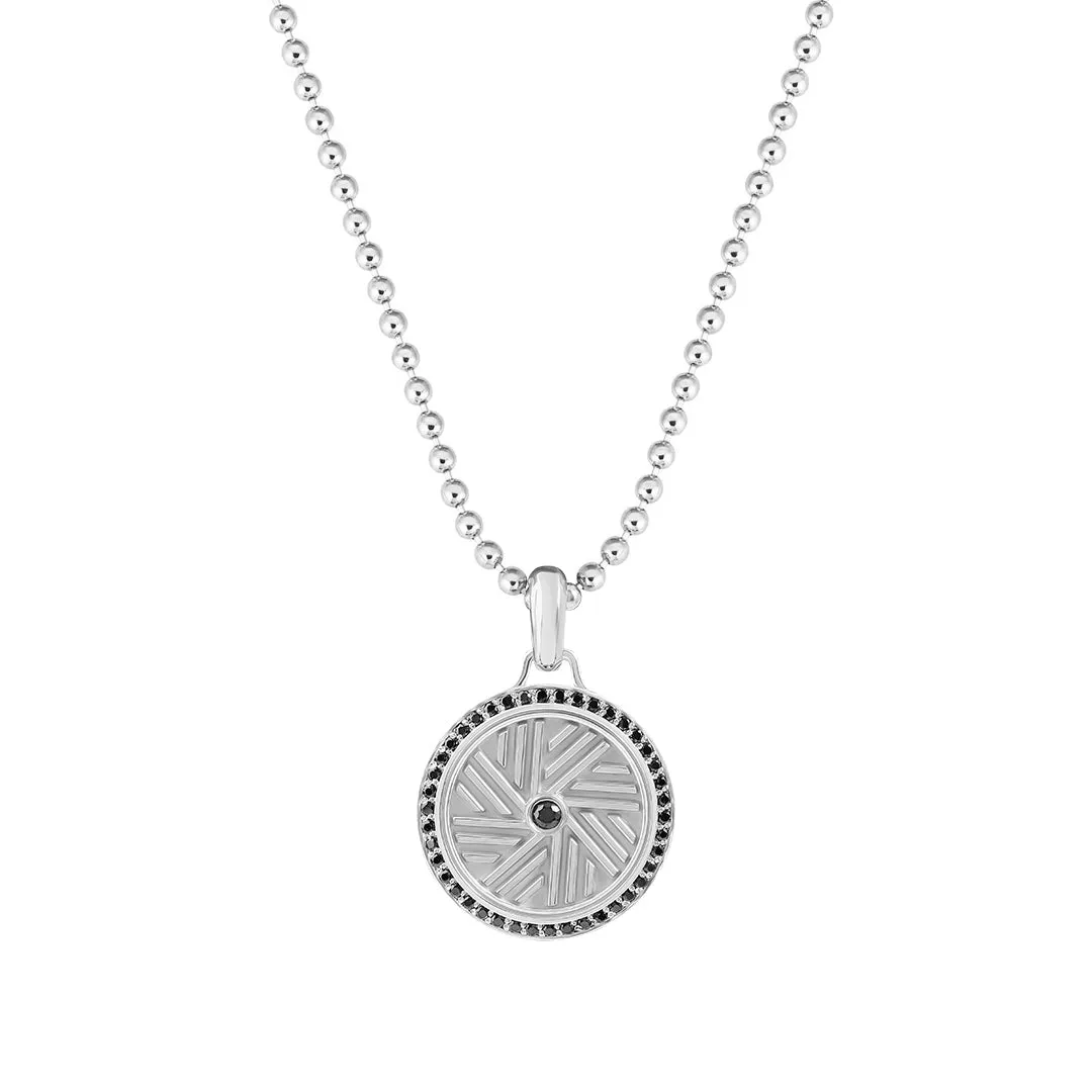 Millstone Pendant in Silver