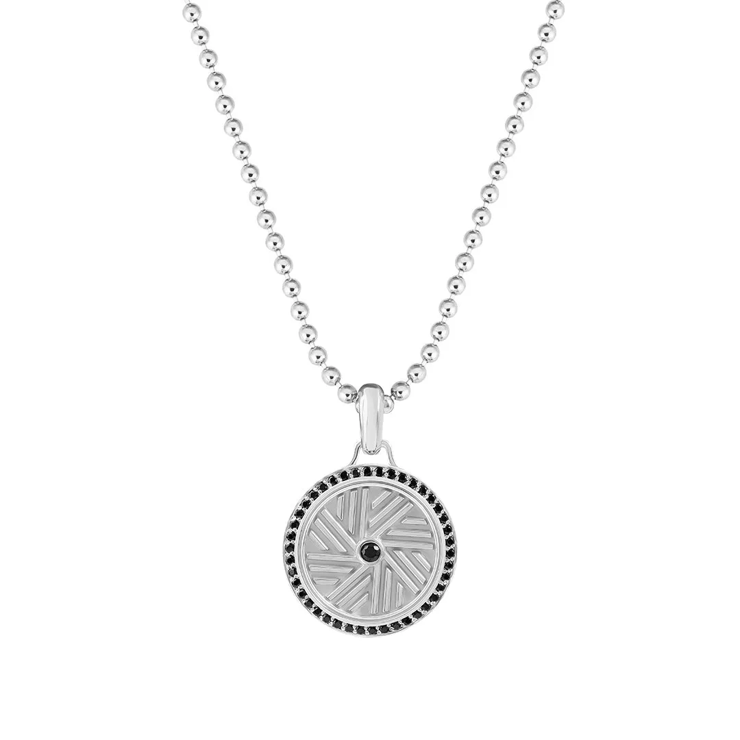 Millstone Pendant in Silver