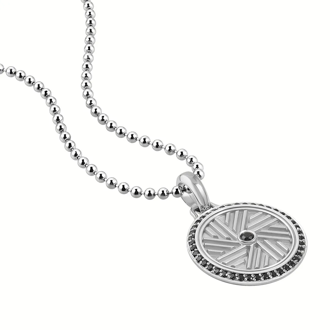 Millstone Pendant in Silver