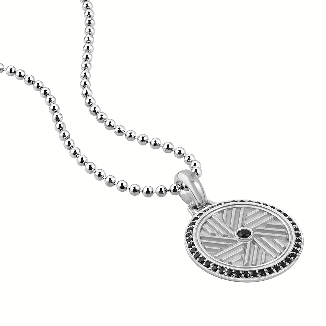 Millstone Pendant in Silver