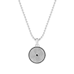 Millstone Pendant in Silver