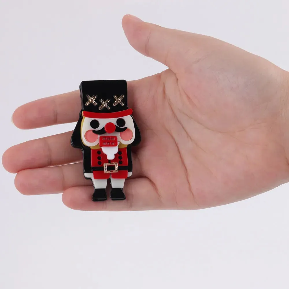 Nutcracker Christmas Acrylic Brooch