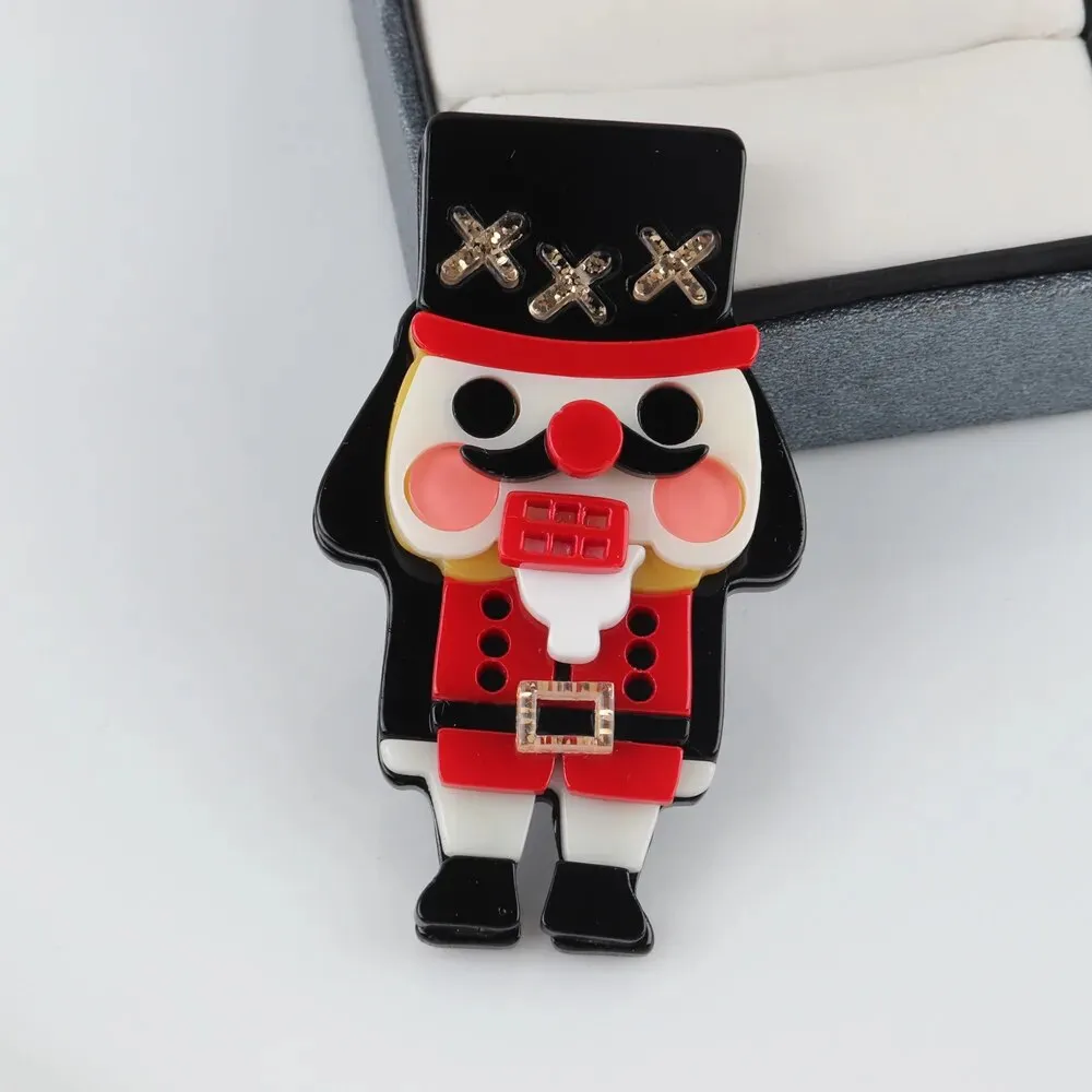 Nutcracker Christmas Acrylic Brooch