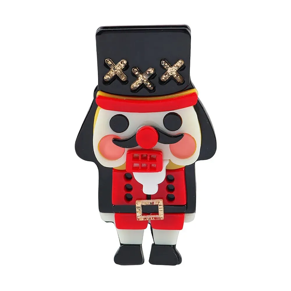 Nutcracker Christmas Acrylic Brooch