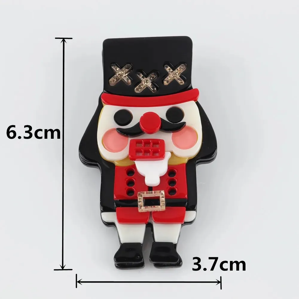 Nutcracker Christmas Acrylic Brooch