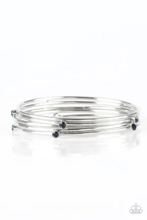 Paparazzi Bracelet ~ Delicate Decadence - Blue