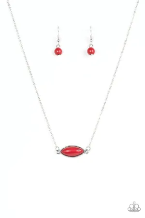 Paparazzi Necklace ~ Desert Idol - Red