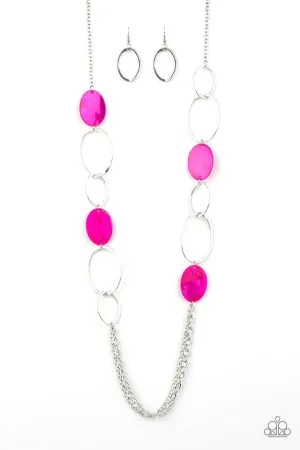 Paparazzi Necklace ~ Kaleidoscope Coasts - Pink