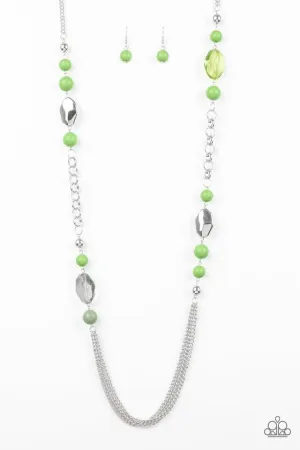 Paparazzi Necklace ~ Marina Majesty - Green