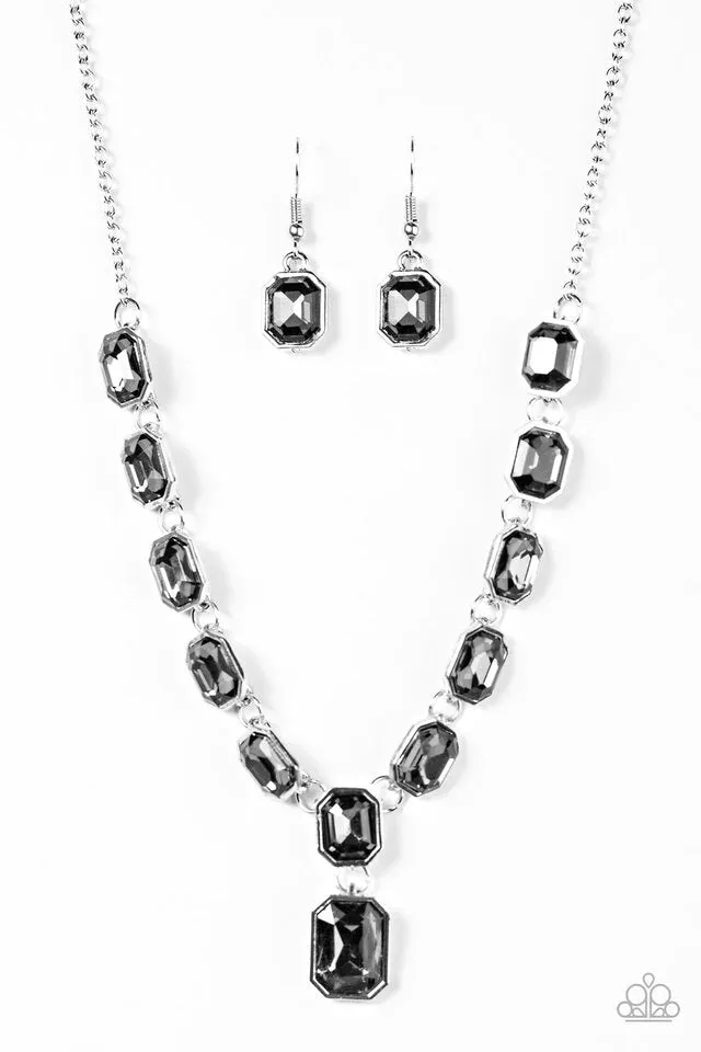 Paparazzi Necklace ~ The Right To Remain Sparkly - Silver