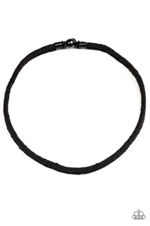 Paparazzi Necklace ~ Travel Therapy - Black