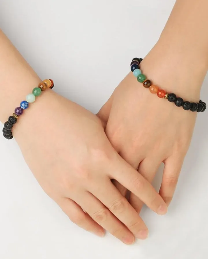 Rosary Beads Healing Buddhist Chakra Bracelets