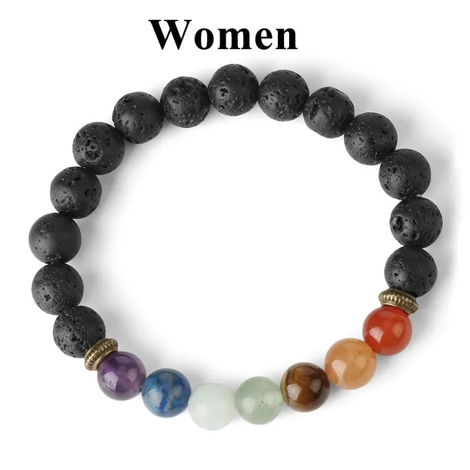 Rosary Beads Healing Buddhist Chakra Bracelets