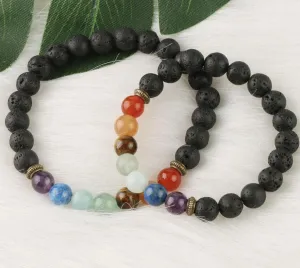 Rosary Beads Healing Buddhist Chakra Bracelets