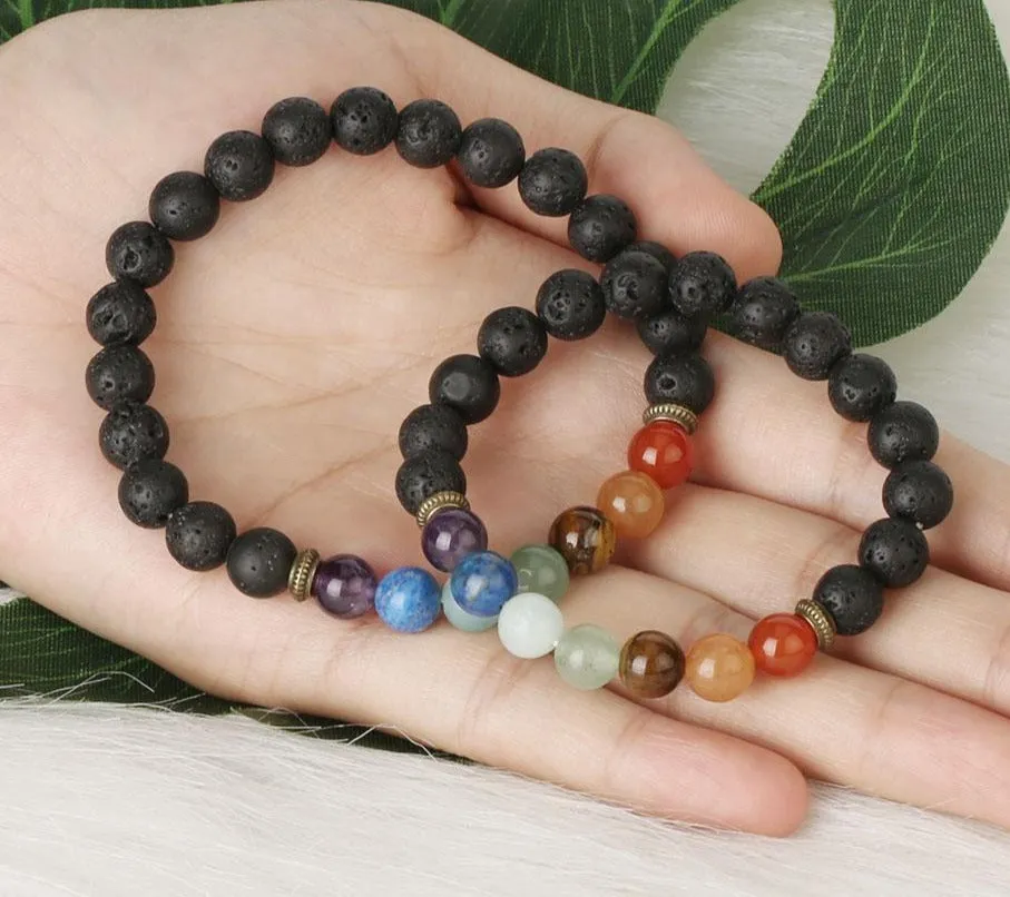 Rosary Beads Healing Buddhist Chakra Bracelets