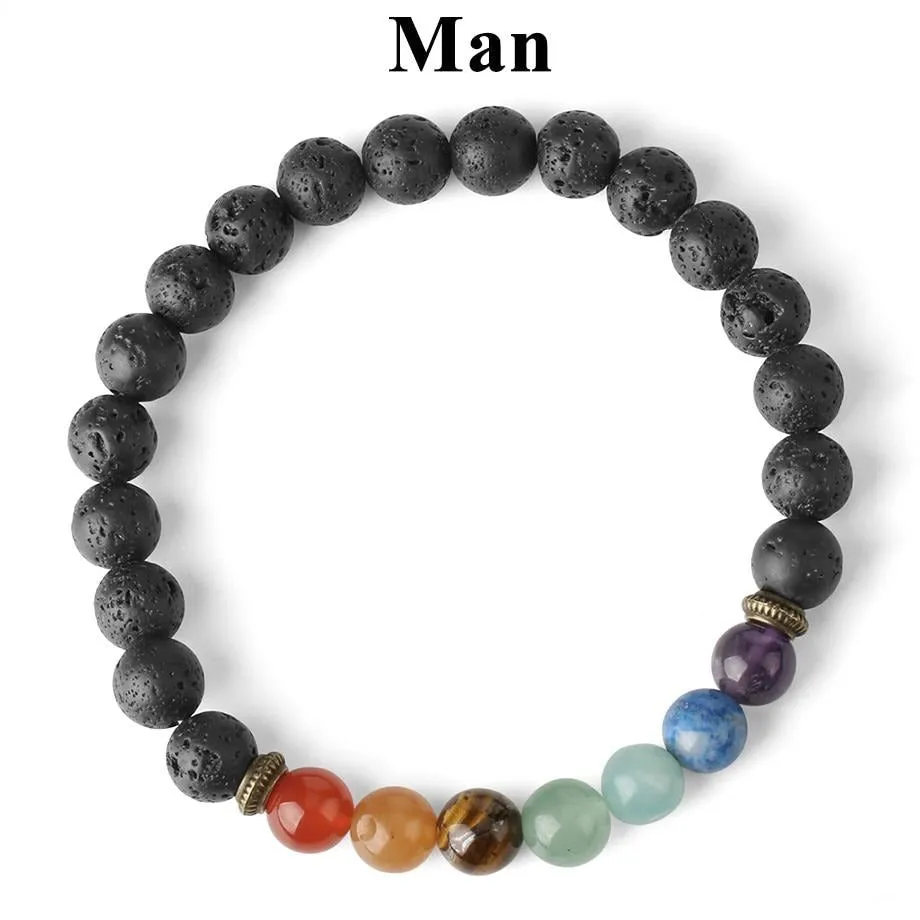 Rosary Beads Healing Buddhist Chakra Bracelets