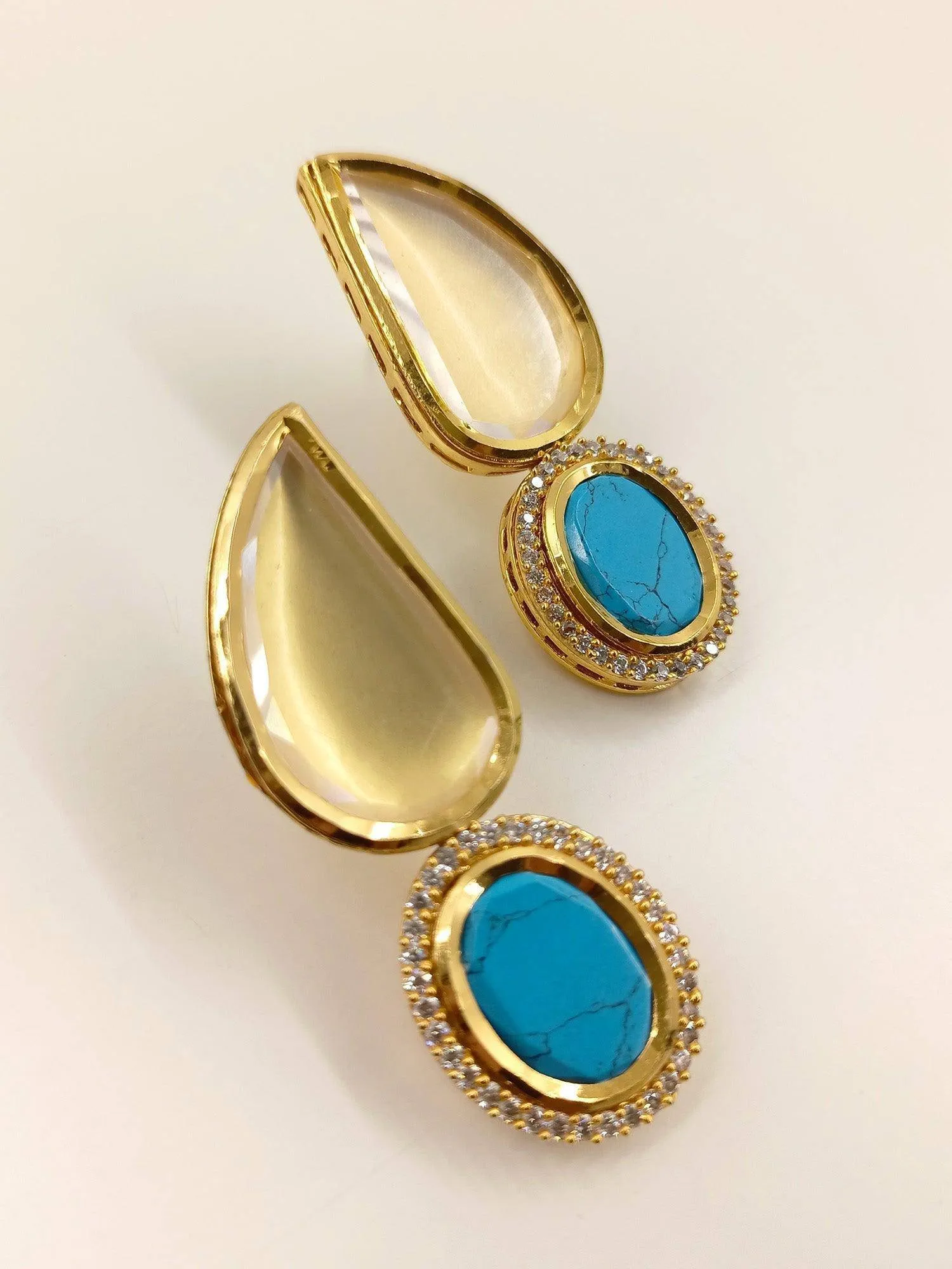 Sigourney Firozi Kundan Earrings