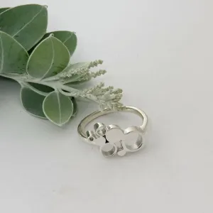 Silver Ring | Elegant Bubble Reef ring