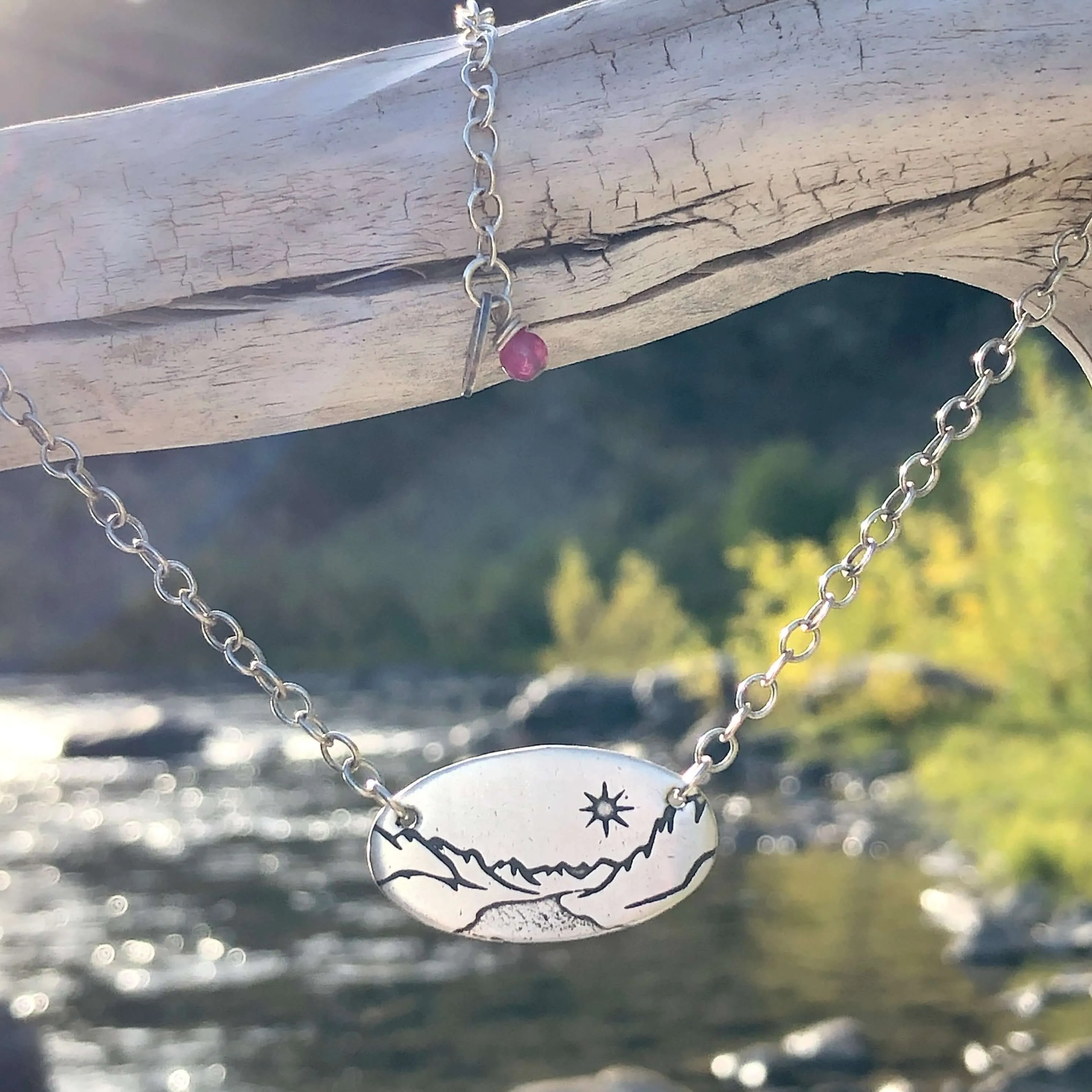 St. Mary Lake in Glacier Necklace