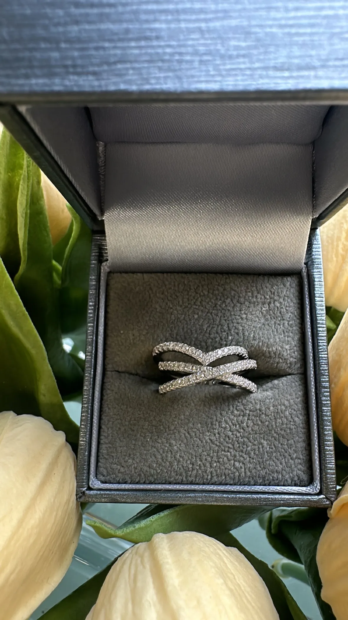 Sterling Silver intertwined Ring Set