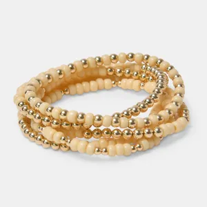 The Creamy Truffle Stack Bracelets